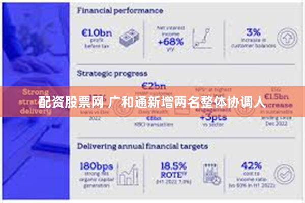 配资股票网 广和通新增两名整体协调人